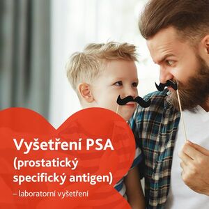 Vyšetření PSA (Prostatický specifický antigen) - laboratorní vyšetření obraz