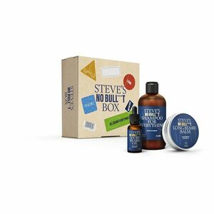 STEVE'S Dárková sada péče o vousy All Beard Everything Set Šampon 250 ml + balzám 50 ml + olej na vousy 30 ml obraz