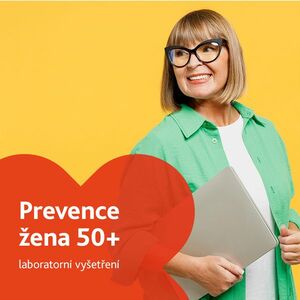 Prevence ŽENA 50+ laboratorní vyšetření obraz