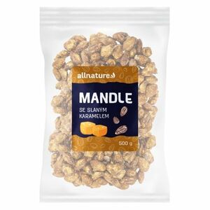 ALLNATURE Mandle slaný karamel 500 g obraz