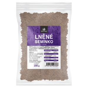 ALLNATURE Lněné semínko hnědé 200 g obraz