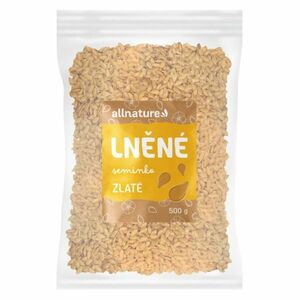 ALLNATURE Lněné semínko zlaté 500 g obraz