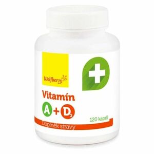 WOLFBERRY Vitamín A + D3 120 kapslí obraz