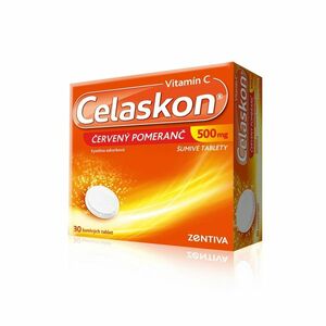 CELASKON Červený pomeranč 500 mg 30 šumivých tablet obraz