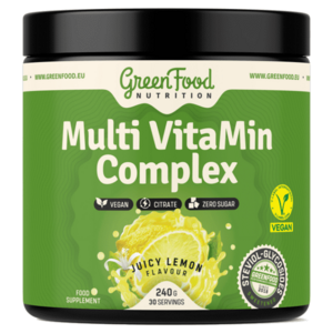 GREENFOOD NUTRITION Multivitamín complex juicy lemon 240 g obraz