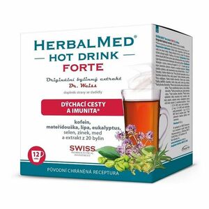 DR. WEISS Herbalmed hot drink forte s kofeinem 12 sáčků obraz