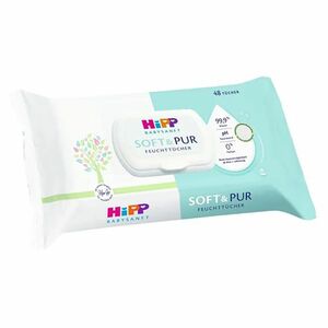 HIPP Babysanft soft&pur vlhčené ubrousky 48 kusů obraz