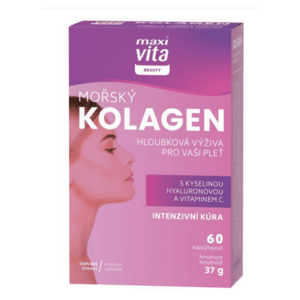 MAXIVITA Beauty mořský kolagen + kyselina hyaluronová 60 kapslí obraz