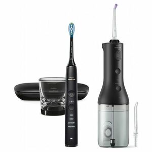 PHILIPS Sonicare 9000 DiamondClean black + Power Flosser black HX3886/43 obraz