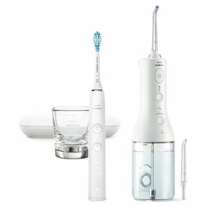 PHILIPS Sonicare 9000 DiamondClean white + Power Flosser white HX3886/41 obraz