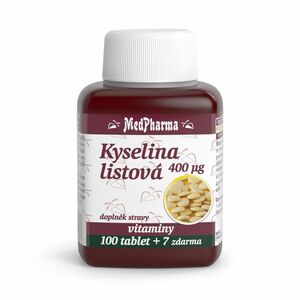 MEDPHARMA Kyselina listová 400 mcg 107 tablet obraz