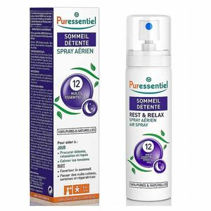 PURESSENTIEL Relaxační sprej 12 esenciálních olejů 75 ml obraz