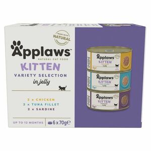 APPLAWS Kitten MultiPack konzervy pro koťata 6x70 g obraz