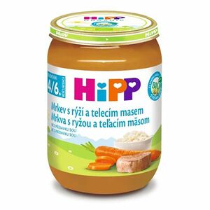 HIPP Mrkev s rýží a telecím masem BIO 190 g obraz