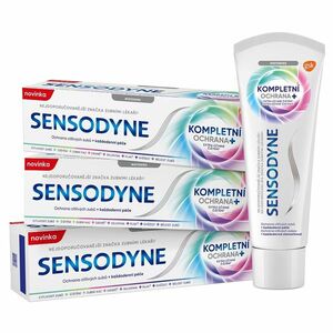 SENSODYNE Kompletní ochrana Whitening Zubní pasta 3 x 75 ml obraz