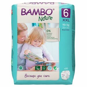 BAMBO Nature 6 Dětské pleny 16+ kg 20 kusů obraz