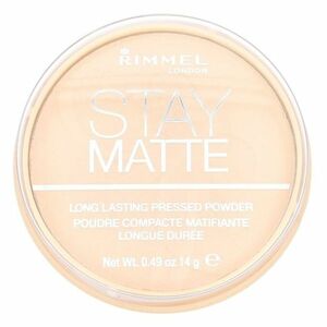 RIMMEL LONDON Stay Matte Kompaktní pudr 001 Transparent 14 g obraz