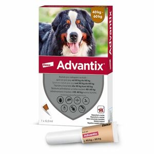 ADVANTIX Spot-on pro psy 40-60 kg 6 ml 1 pipeta obraz