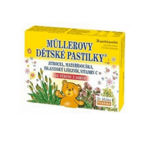 DR. MÜLLER Müllerovy dětské pastilky 36 pastilek obraz