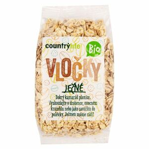 COUNTRY LIFE Vločky ječné BIO 250 g obraz