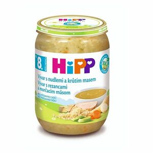 HIPP Polévka vývar s nudlemi a krůtím masem BIO 190 g obraz