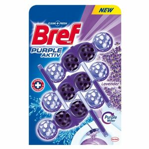 BREF Purple Aktiv Lavender tuhý WC blok 3x50 g obraz