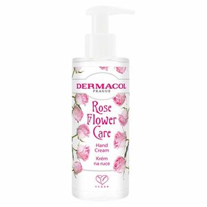 DERMACOL Flower Care Krém na ruce s pumpičkou Růže 150 ml obraz