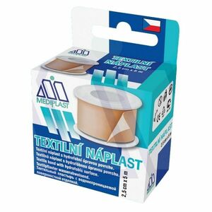 Náplast Mediplast 2.5 cmx5 m tkaná cívková obraz