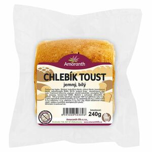 AMARANTH Bezlepkový toustový chlebík jemný bílý 240 g obraz