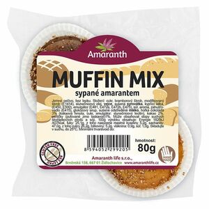 AMARANTH Bezlepkový muffin mix sypaný amarantem 2 kusy obraz