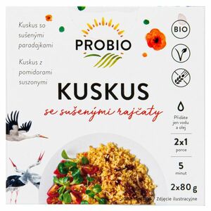 PROBIO Kuskus se sušenými rajčaty BIO 2 x 80 g obraz