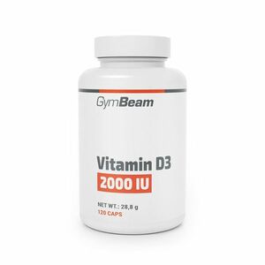 GYMBEAM Vitamín D3 2000 IU 240 kapslí obraz