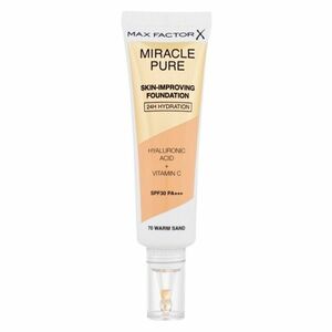 MAX FACTOR Hydratační make-up Miracle Pure (Skin-Improving Foundation) 30 ml Odstín 70 Warm Sand obraz