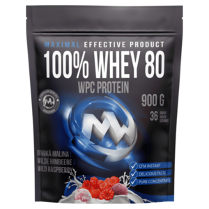 MAXXWIN 100% Whey protein 80 divoká malina 900 g obraz