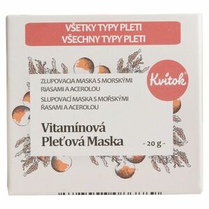 KVITOK Slupovací maska s acerolou Vitamínová 20 g obraz