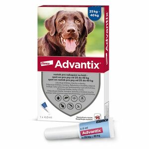 ADVANTIX Spot-on pro psy 25-40 kg 4 ml 1 pipeta obraz