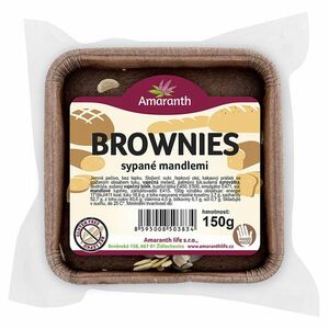 AMARANTH Bezlepkové brownies sypaný mandlemi 150 g obraz