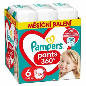 PAMPERS Pants vel.6 Plenkové kalhotky 15+kg 132 ks obraz