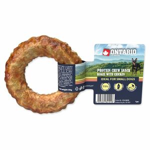 ONTARIO Žvýkací bagel Protein kuře 8, 9 cm obraz