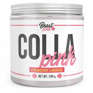 GYMBEAM BeastPink Colla pink jahodová limonáda 240 gramů obraz