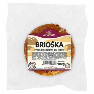 AMARANTH bezlepková brioška sypaná mandlemi 100 g obraz