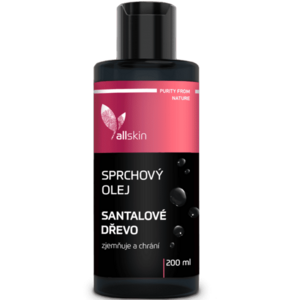 ALLSKIN Sprchový olej Santalové dřevo 200 ml obraz