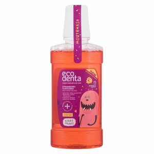 ECODENTA Super+Natural Strawberry ústní voda 250 ml, Určeno pro: Děti obraz