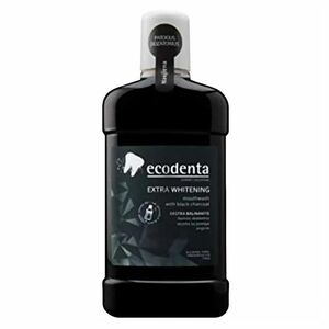 ECODENTA bělící ústní voda s černým uhlím 500 ml obraz