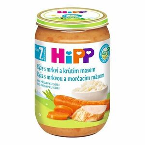 HIPP Junior rýže s karotkou a krůtím masem BIO 220 g obraz