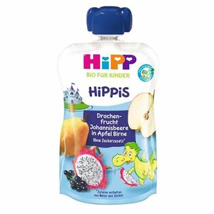 HIPP Hippies jablko hruška dračí ovoce černý rybíz BIO 100 g obraz