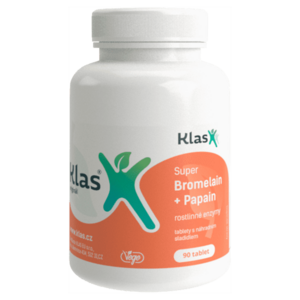 KLAS CZ Super Bromelain + Papain 90 tablet obraz