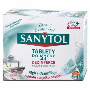 SANYTOL Tablety do myčky 4v1 s dezinfekcí 40 ks obraz