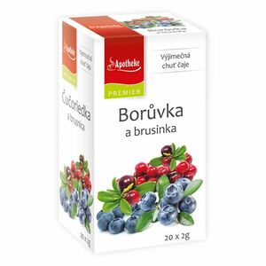 APOTHEKE Borůvka a brusinka 20 sáčků obraz