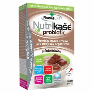 PHARMALINE Nutrikaše probiotic s čokoládou 3 x 60 g obraz